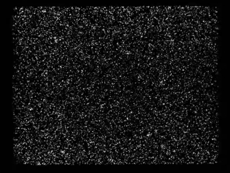 A fluid dynamics experiment shows small fluorescent particles carried along by the flow. The particles represent the types of data used in the School of Physics study. (Credit: Roman Grigoriev)