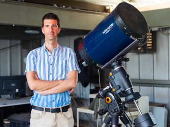 Paul Sell of the School of Physics (Photo: Benjamin Zhao/Georgia Tech)