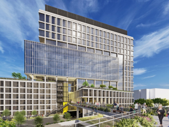 Science Square: View of Labs and Connecting Bridge